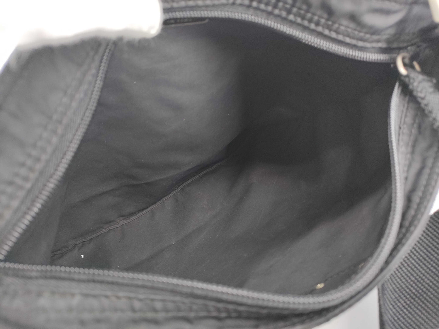 PRADA Nylon Prada Handbag Black Shoulder Bag
