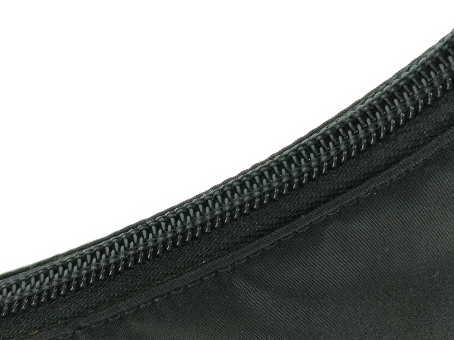 PRADA Nylon Prada Pouch Handbag Black Handbag