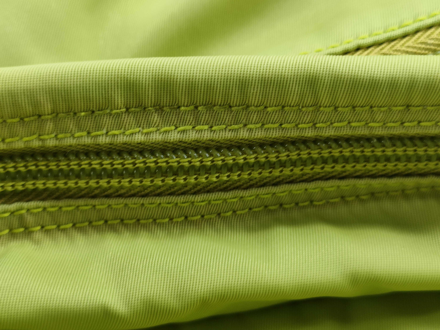 PRADA Nylon Prada Shoulder Bag Green Shoulder Bag