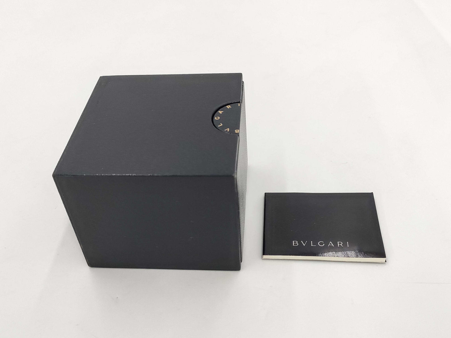 BVLGARI Tubogas BB232T P.92431 Quartz Black Dial 18K Gold Women's Watch