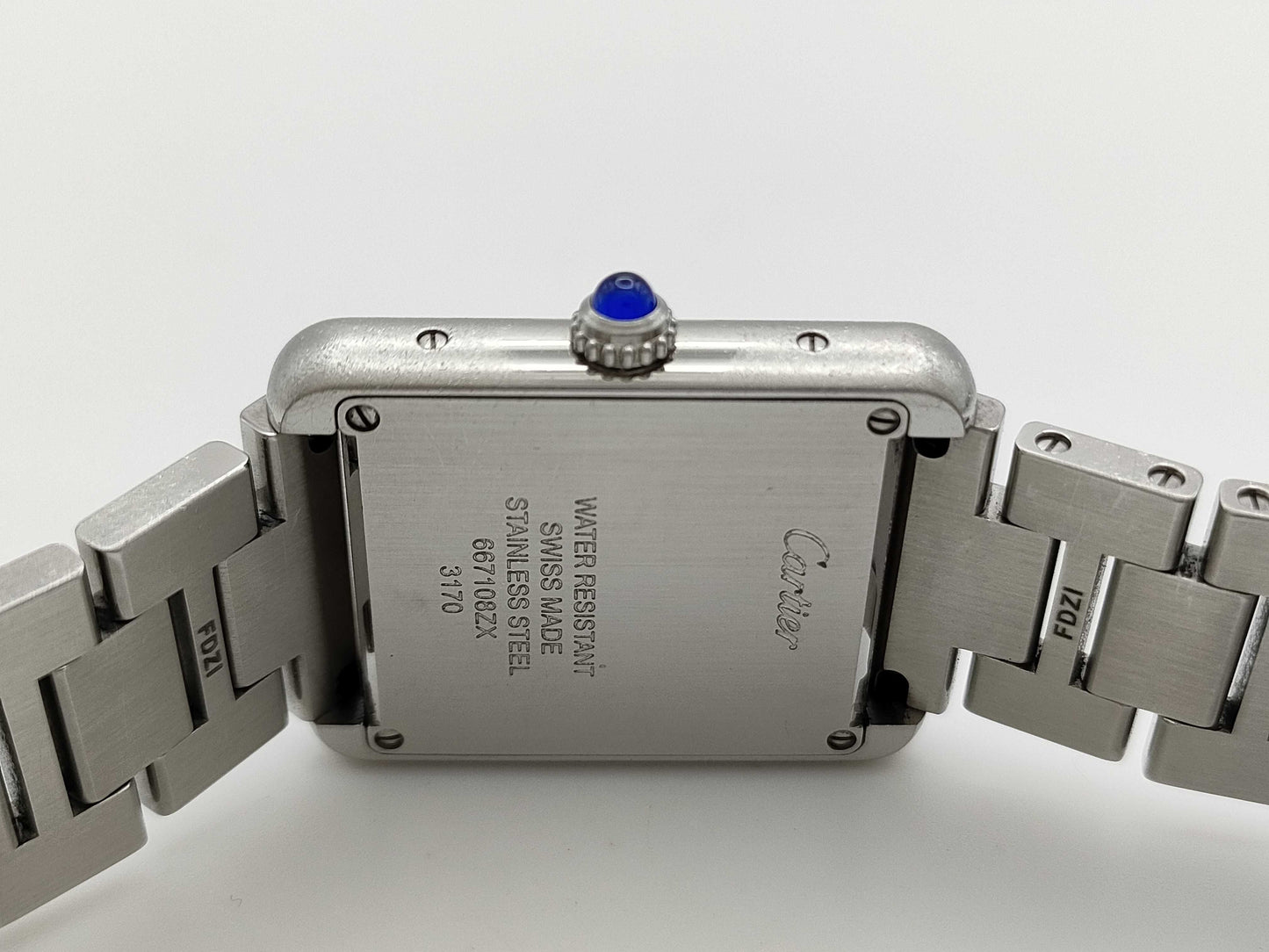 Cartier Tank Solo SM W5200013 3170 667108ZX Quartz Women's Watch