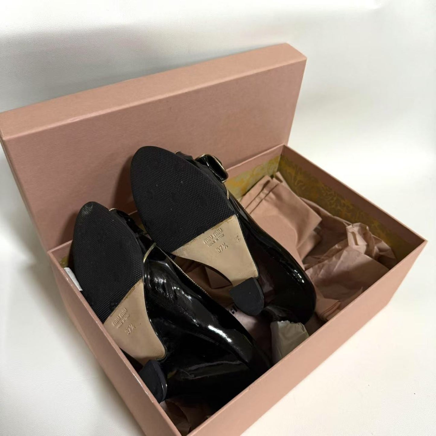 Miu Miu Miu shoes patent leather high heels size 37.5 pumps