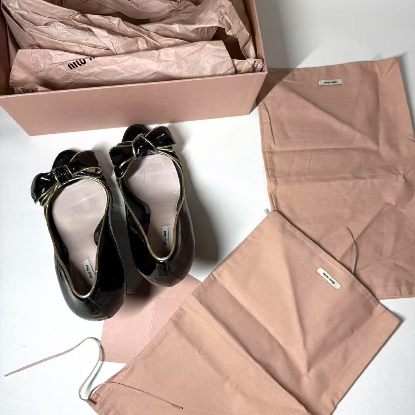 Miu Miu Miu shoes patent leather high heels size 37.5 pumps