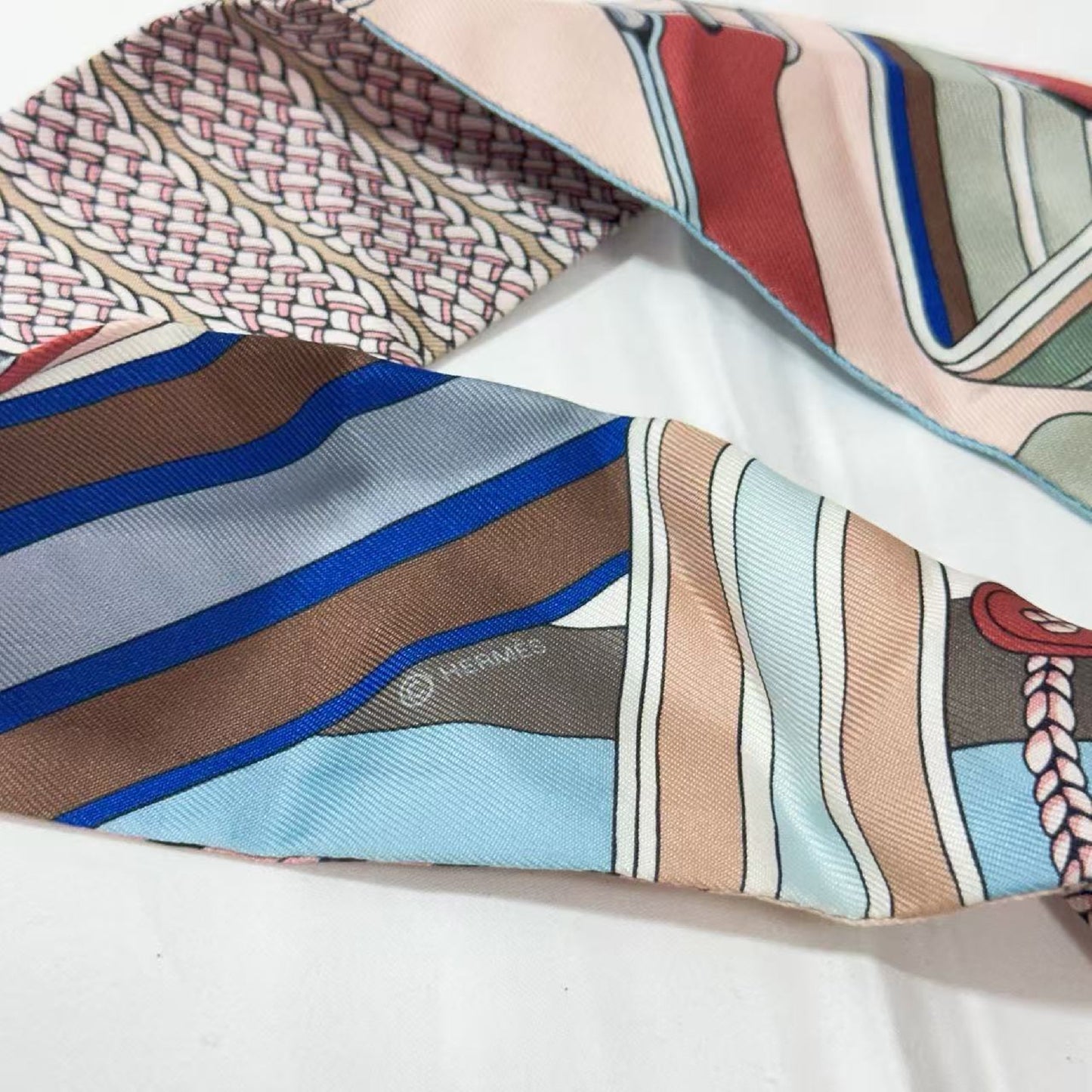 HERMES Hermes Hair Scarf Other Accessories