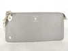 A.D.M.J. Shoulder Wallet Leather Gray x White Shoulder Bag