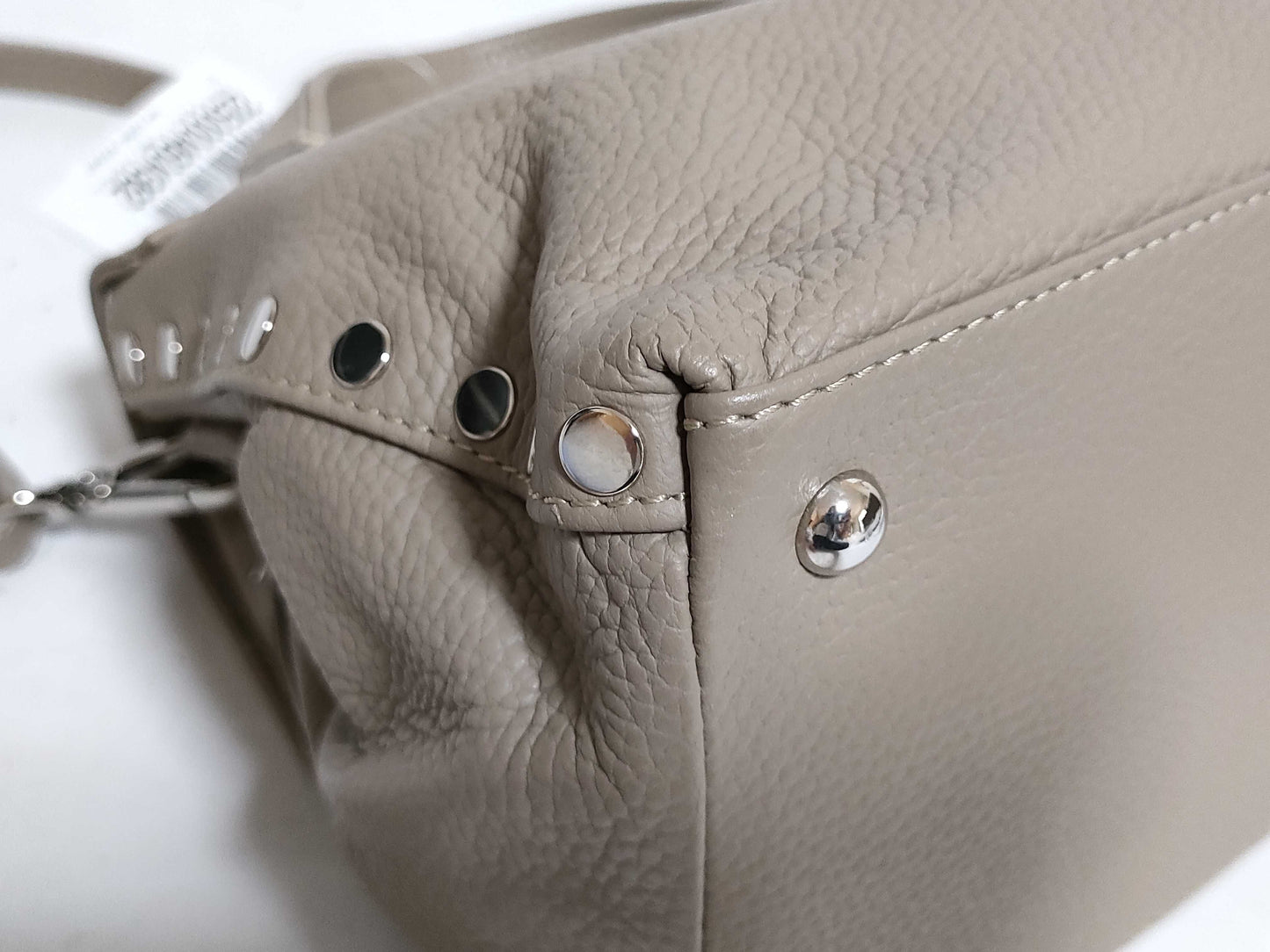 Zanellato Bostina 2-Way Shoulder Bag, Leather, Greige