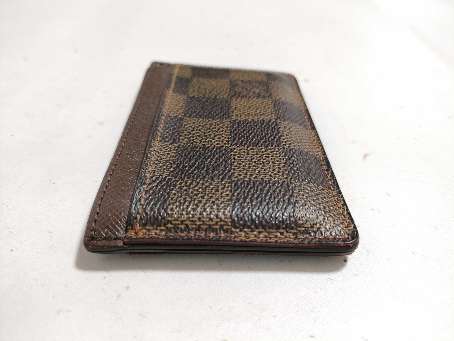 LOUIS VUITTON Damier Ebene Card Case N61722, Porte Carte Sample, Card Case, Pass Case, Business Card Case