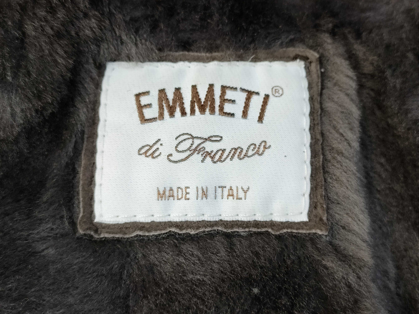 Emmety Mouton Down Jacket, Brown, Size 38