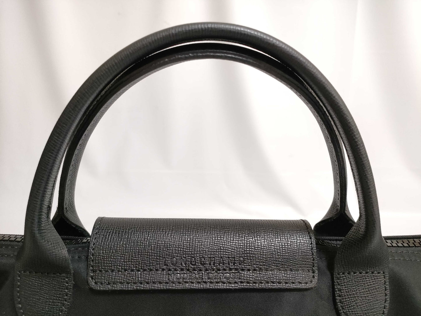 LONG CHAMP 2-Way Le Pliage Shoulder Bag, Nylon, Black