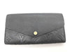 LOUIS VUITTON SP 1195 Monogram Empreinte Long Wallet in Black