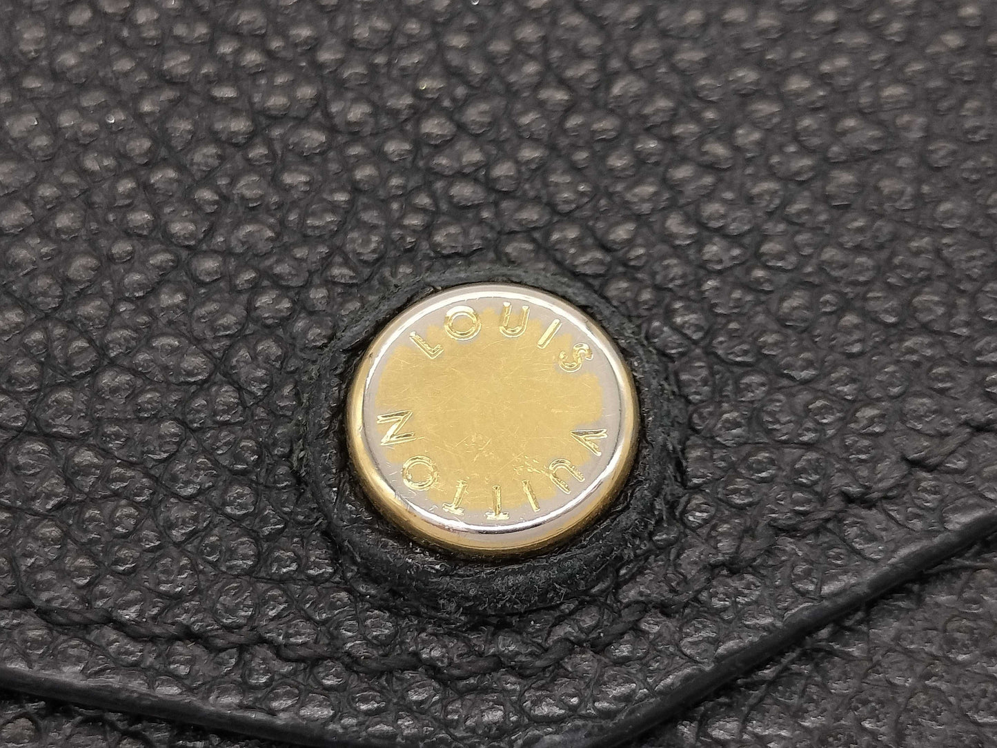 LOUIS VUITTON SP 1195 Monogram Empreinte Long Wallet in Black