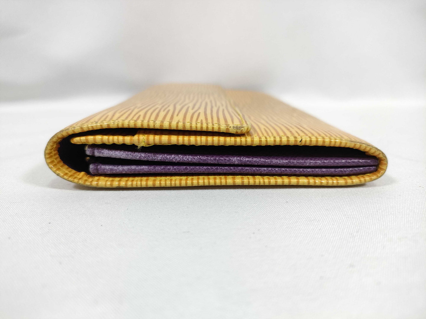 LOUIS VUITTON Epi Long Wallet Yellow