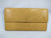 LOUIS VUITTON Epi Long Wallet Yellow