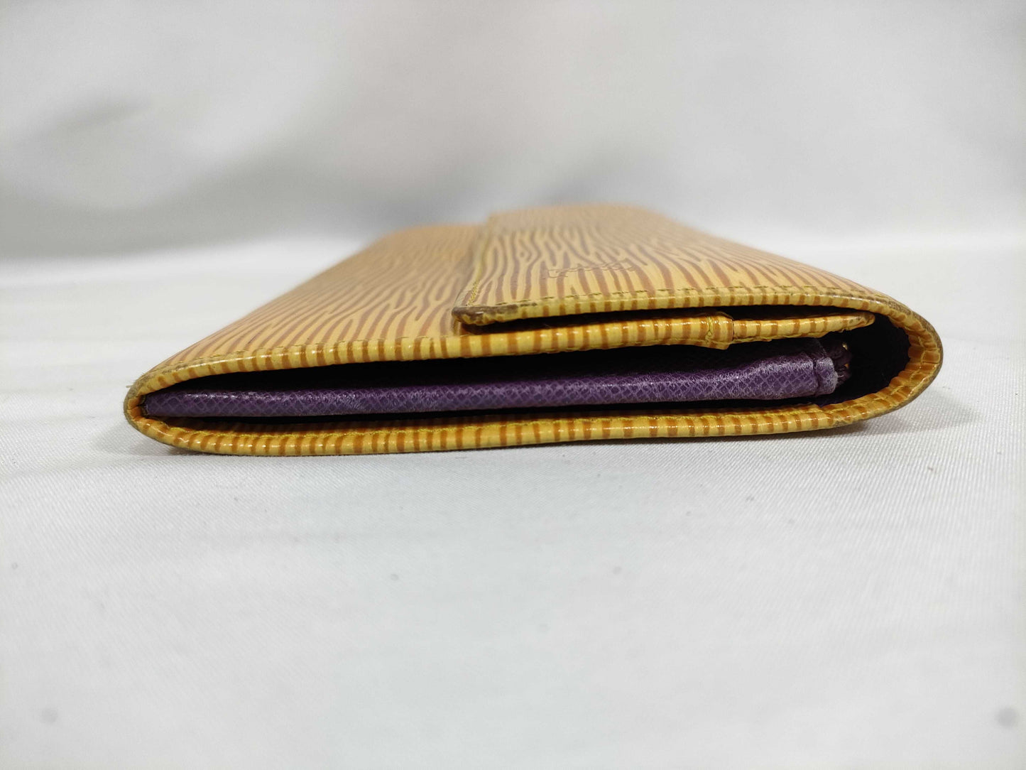 LOUIS VUITTON Epi Long Wallet Yellow