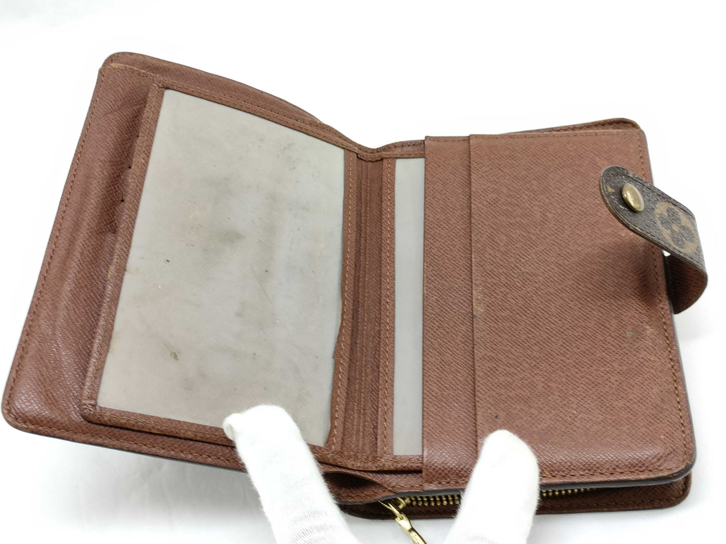LOUIS VUITTON Monogram Papier Zip Wallet