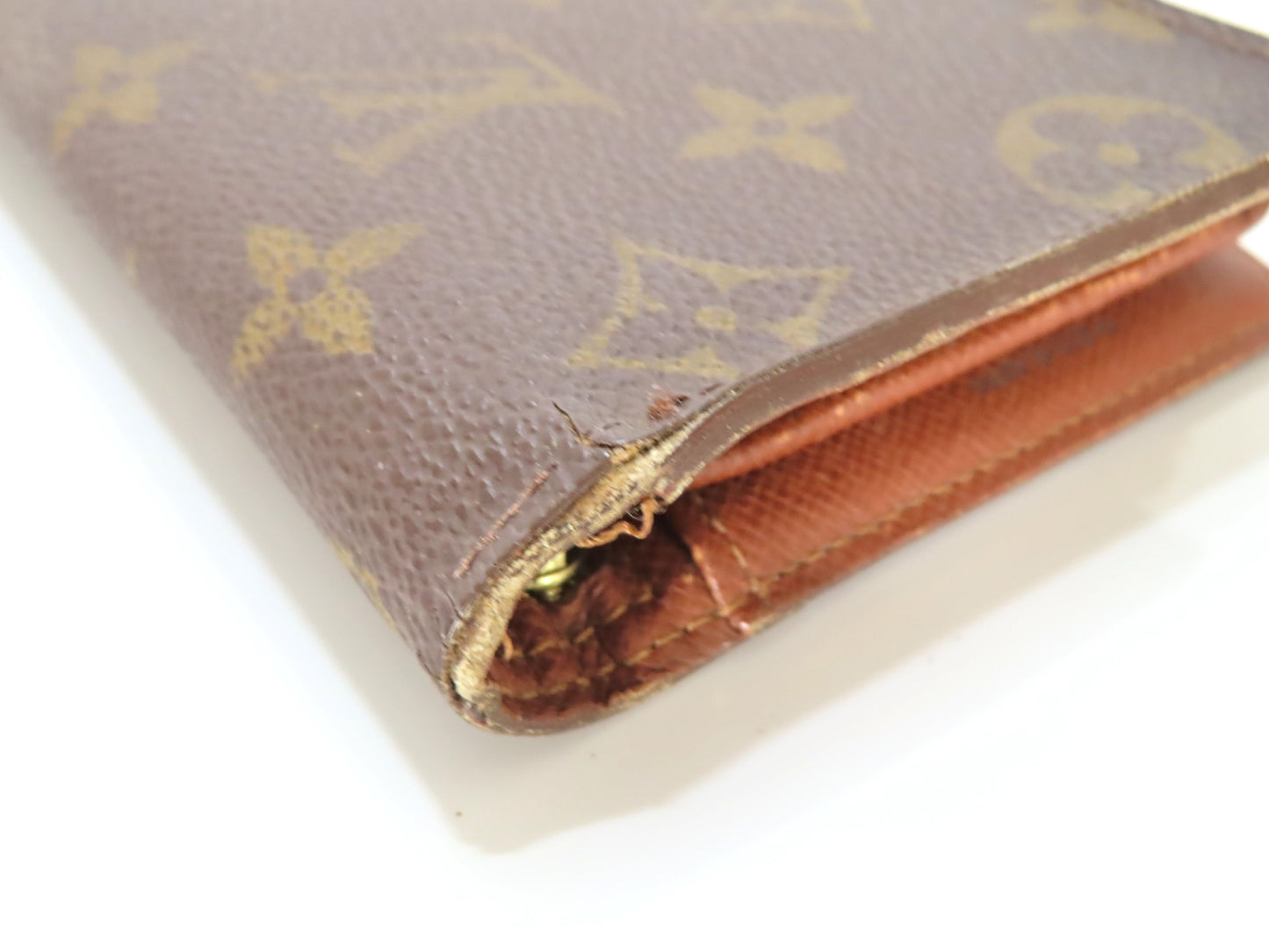 LOUIS VUITTON SD0080 Monogram Louis Vuitton Wallet Monogram Long Wallet with Zipper