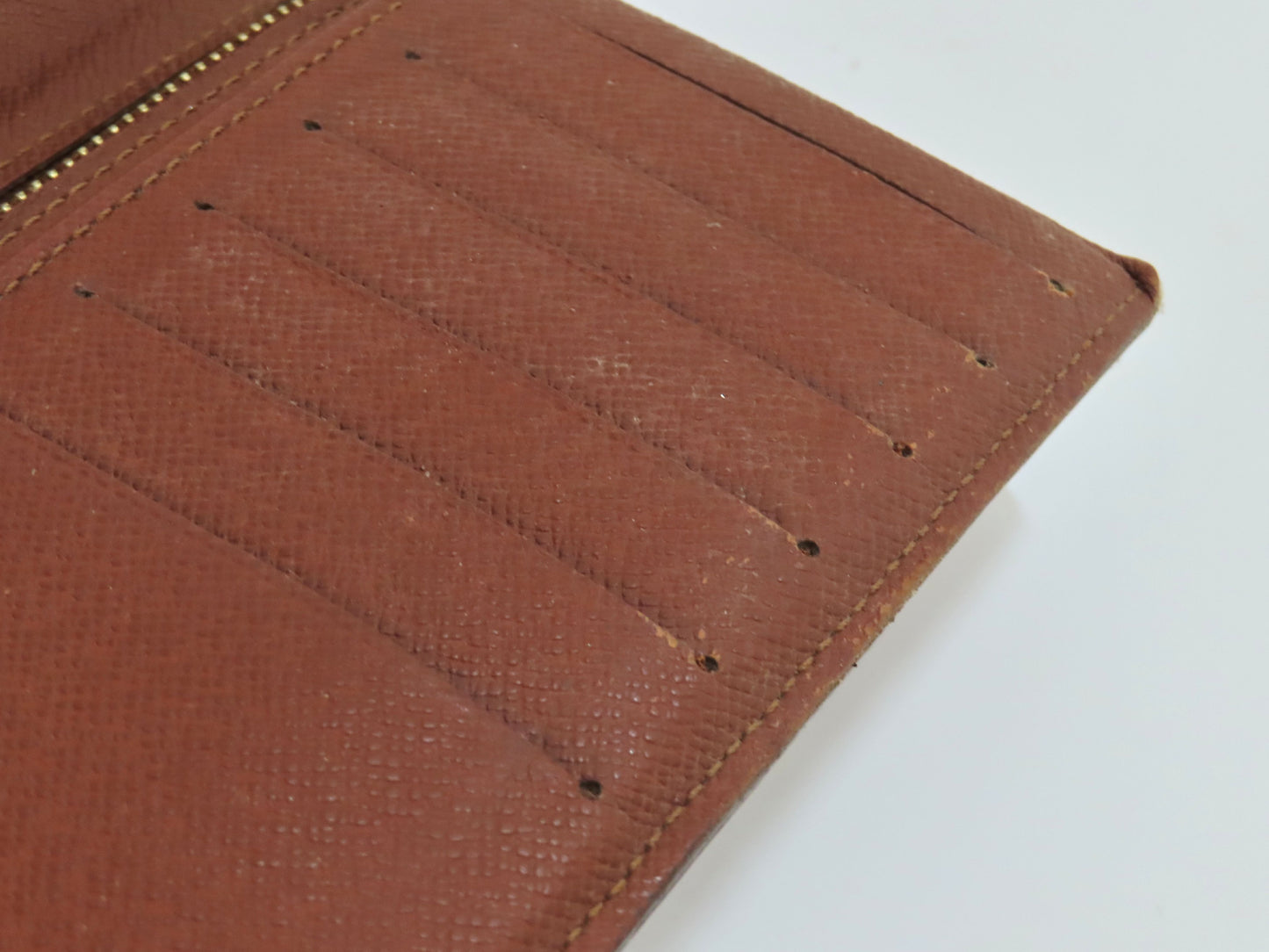 LOUIS VUITTON SD0080 Monogram Louis Vuitton Wallet Monogram Long Wallet with Zipper