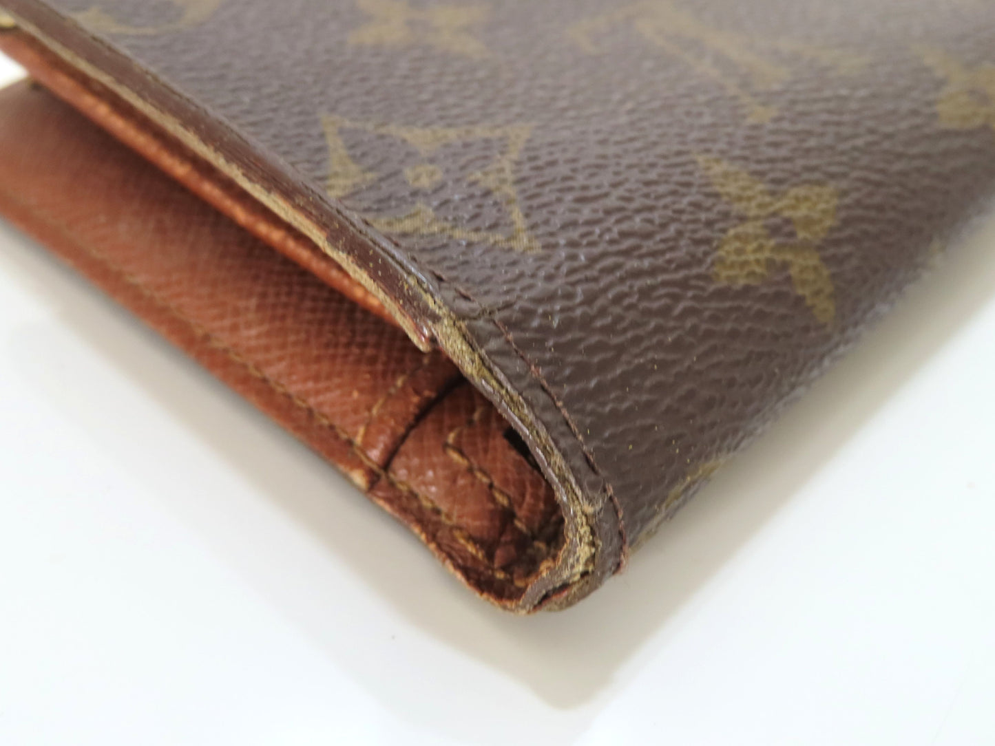 LOUIS VUITTON SD0080 Monogram Louis Vuitton Wallet Monogram Long Wallet with Zipper