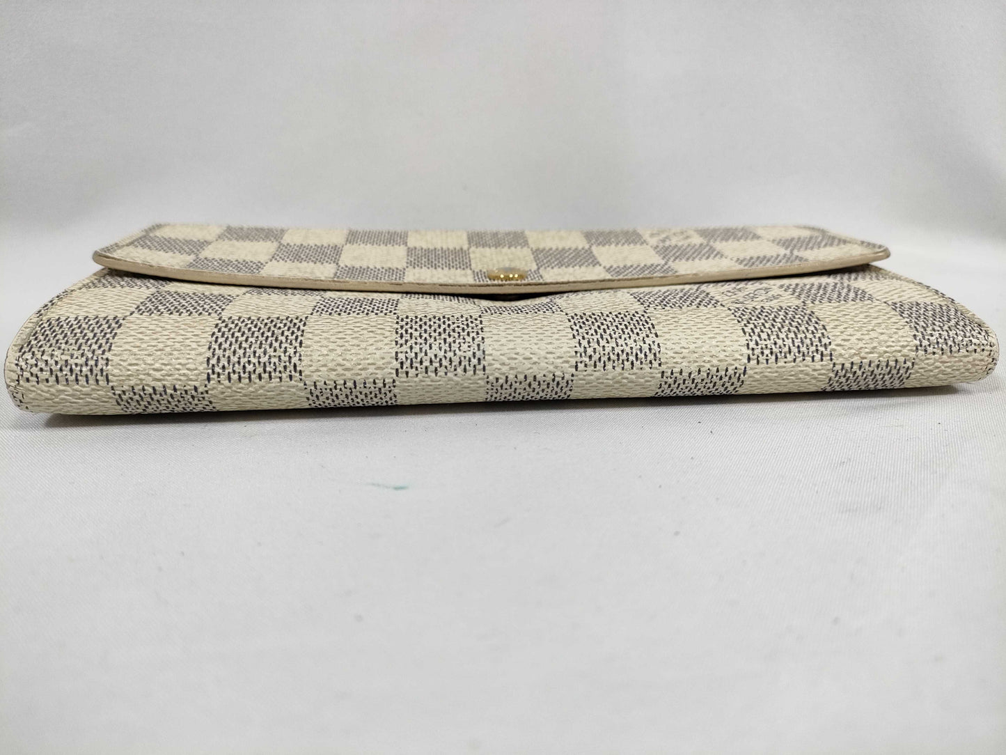 LOUIS VUITTON Damier Azur Louis Vuitton Wallet Azur Long Wallet