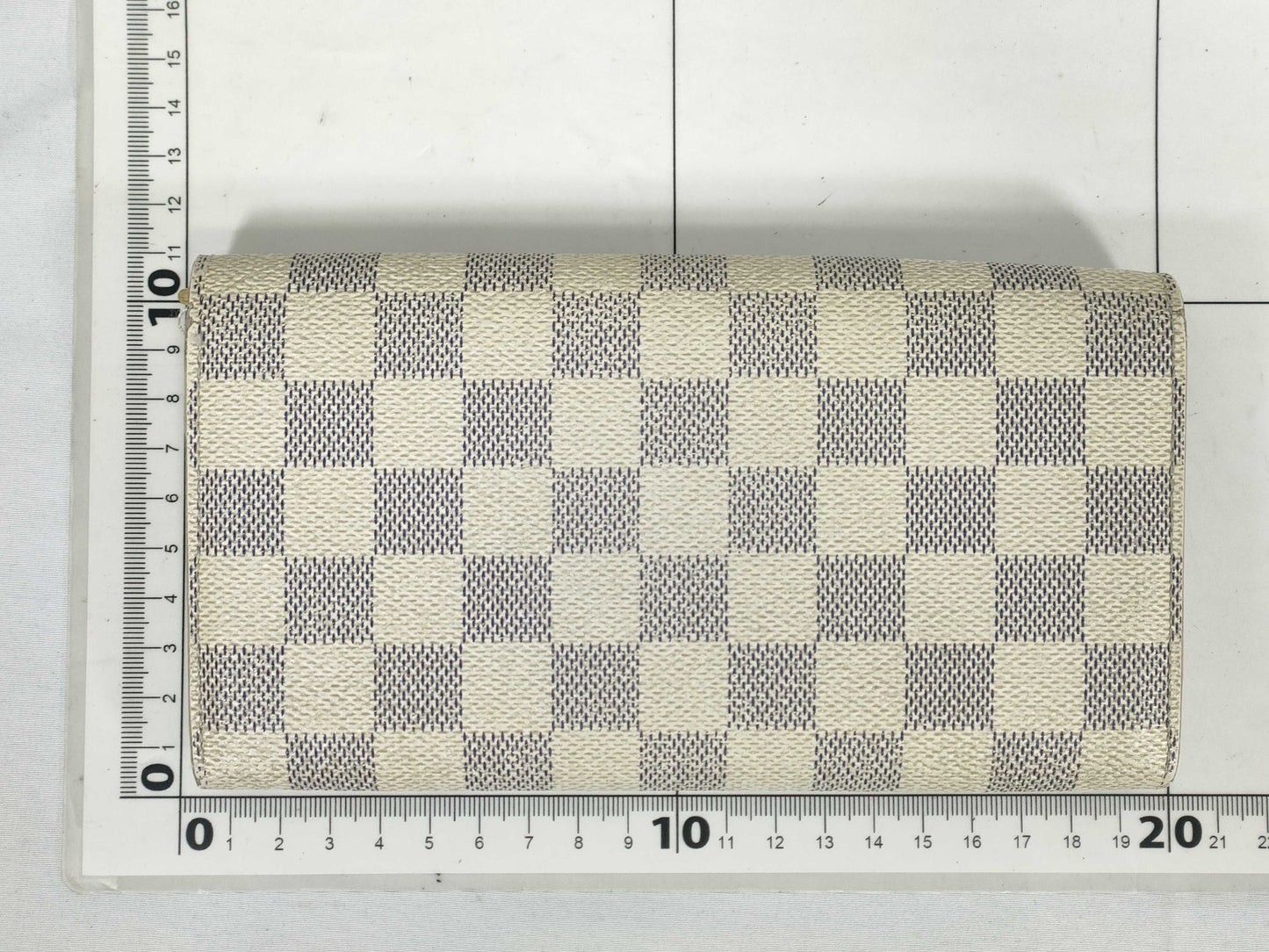 LOUIS VUITTON Damier Azur Louis Vuitton Wallet Azur Long Wallet