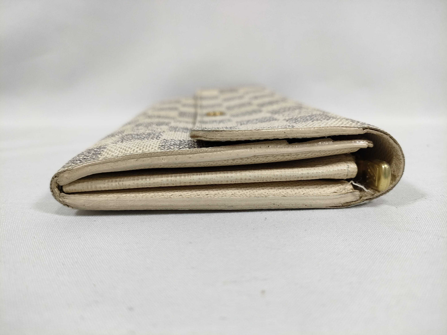 LOUIS VUITTON Damier Azur Louis Vuitton Wallet Azur Long Wallet
