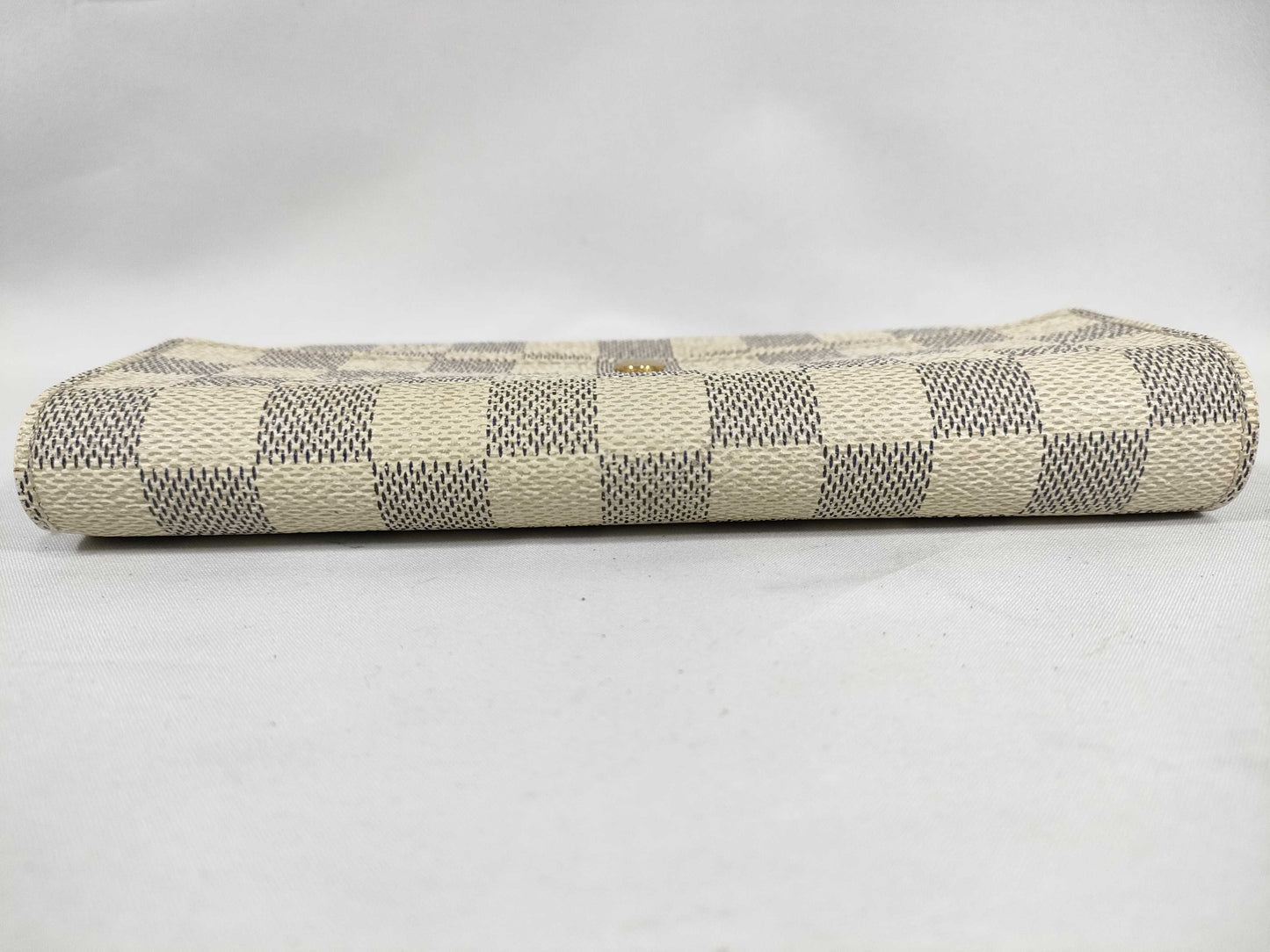 LOUIS VUITTON Damier Azur Louis Vuitton Wallet Azur Long Wallet