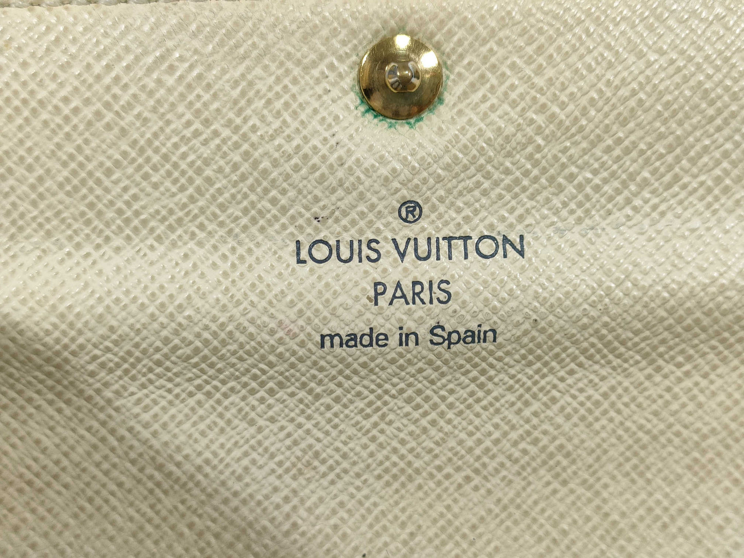 LOUIS VUITTON Damier Azur Louis Vuitton Wallet Azur Long Wallet