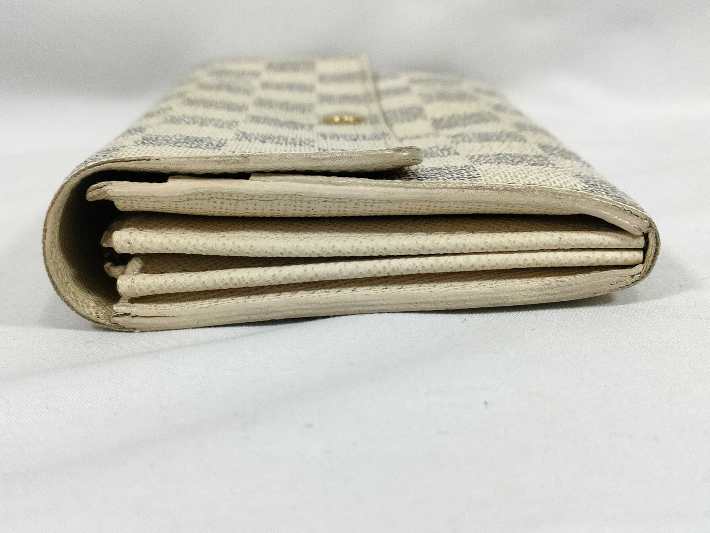 LOUIS VUITTON Damier Azur Louis Vuitton Wallet Azur Long Wallet