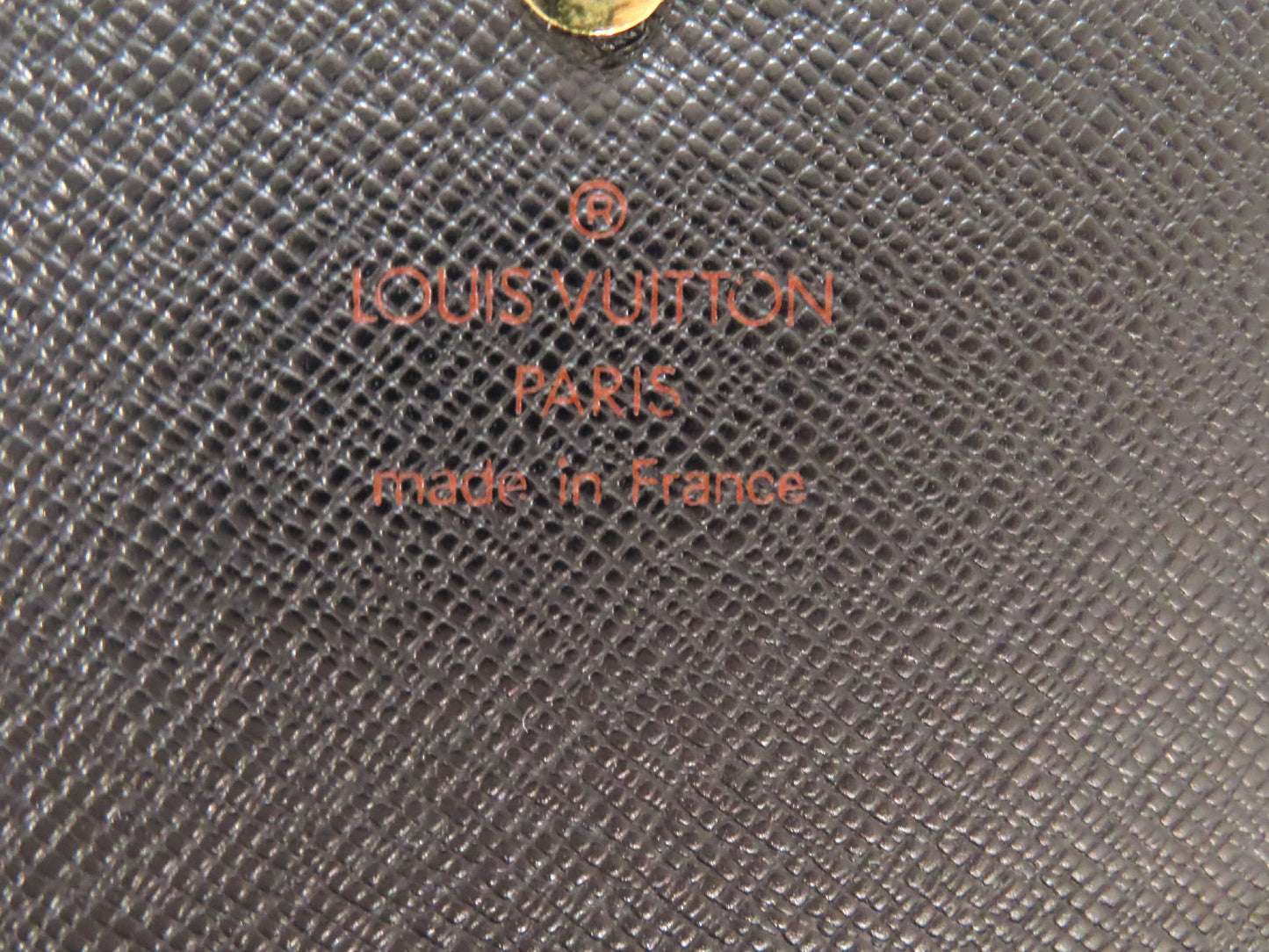 LOUIS VUITTON Epi Leather Bifold Wallet in Black