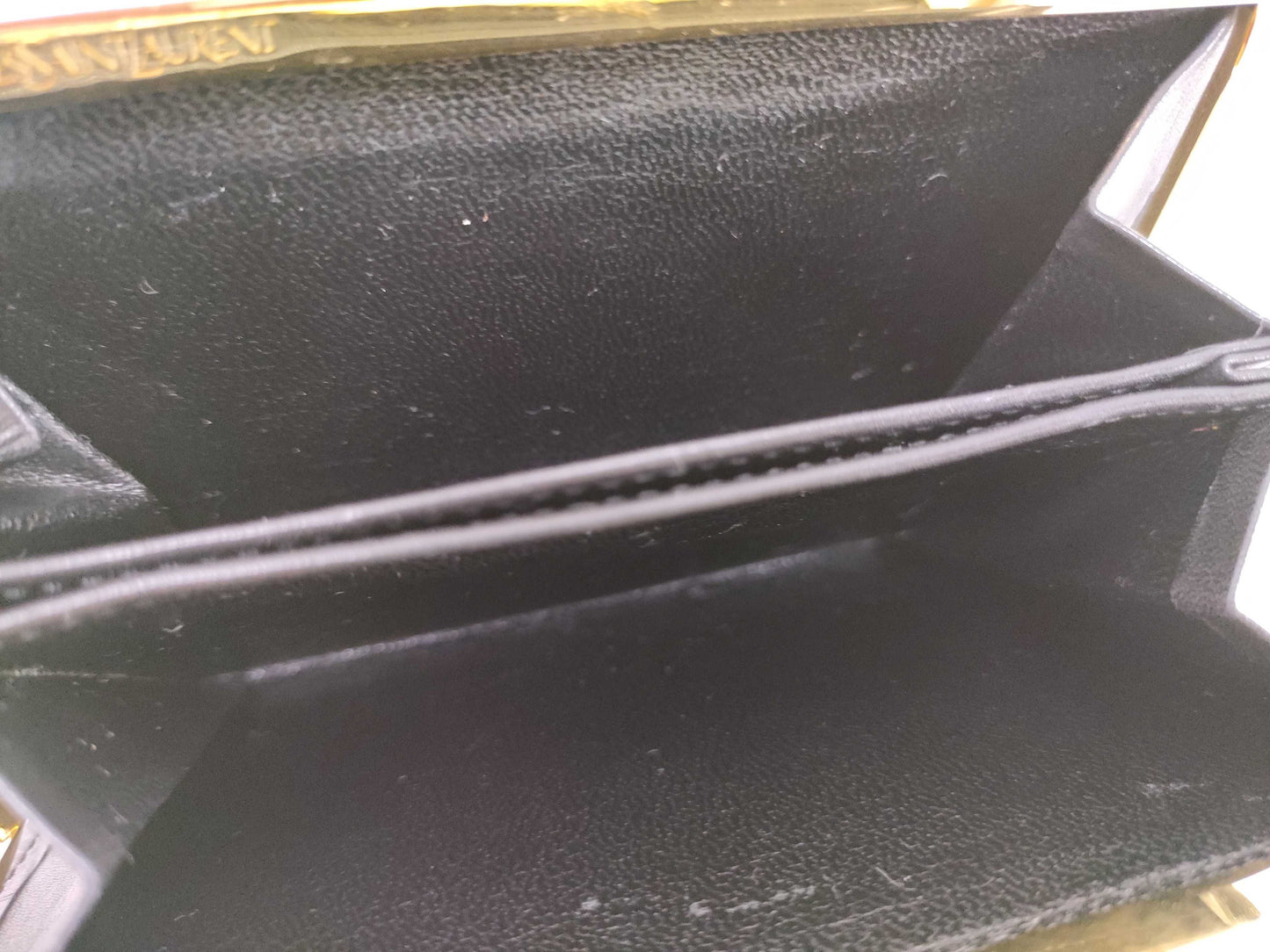 Yves Saint Laurent YSL Bifold Wallet Black Wallet