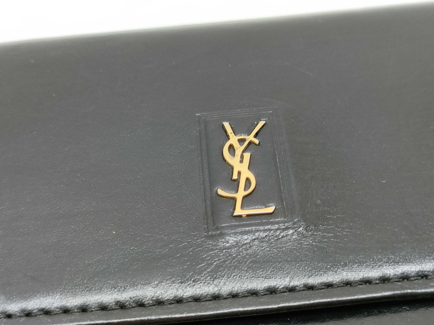 Yves Saint Laurent YSL Bifold Wallet Black Wallet