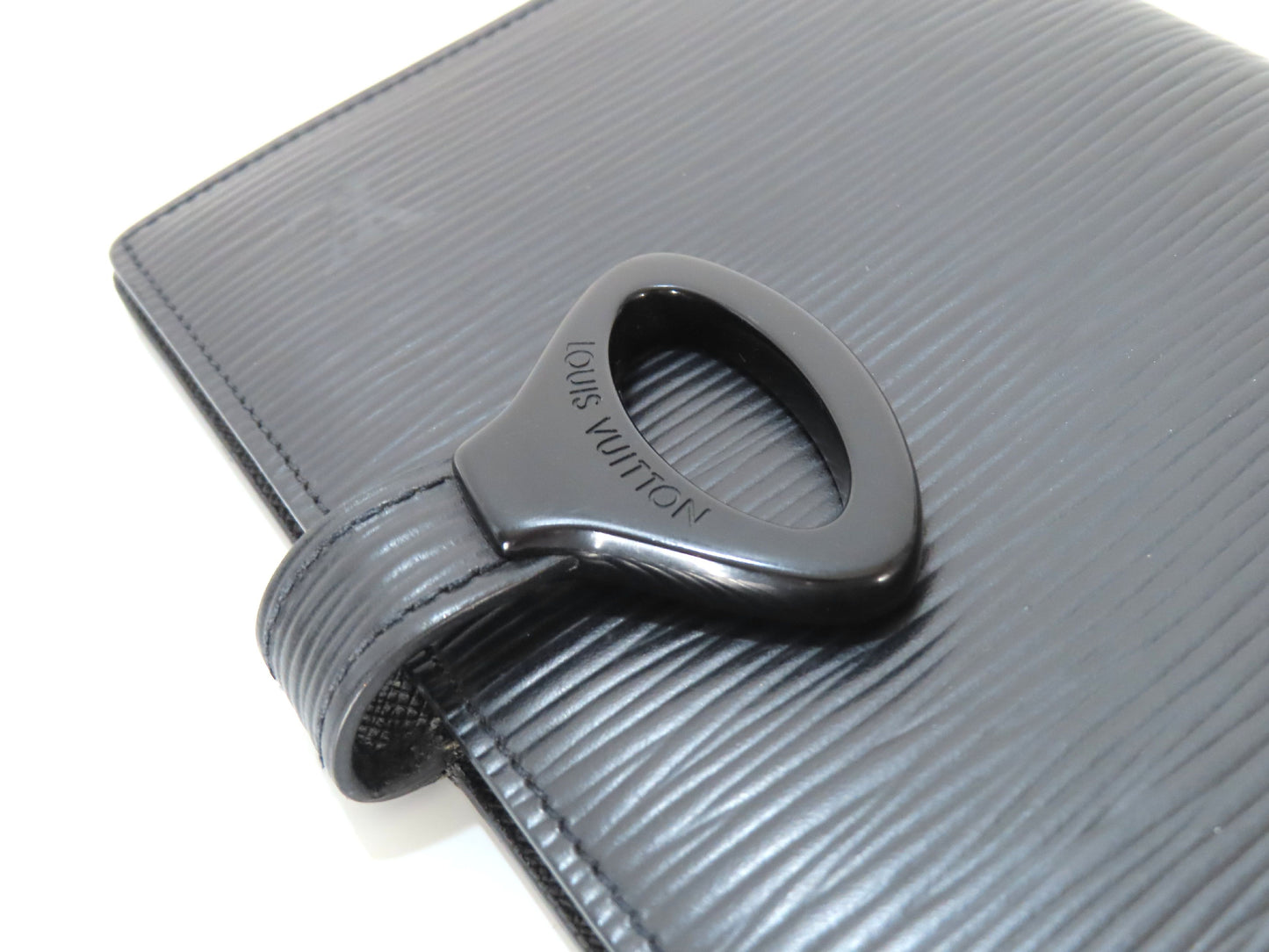 LOUIS VUITTON Epi Black Notebook Cover