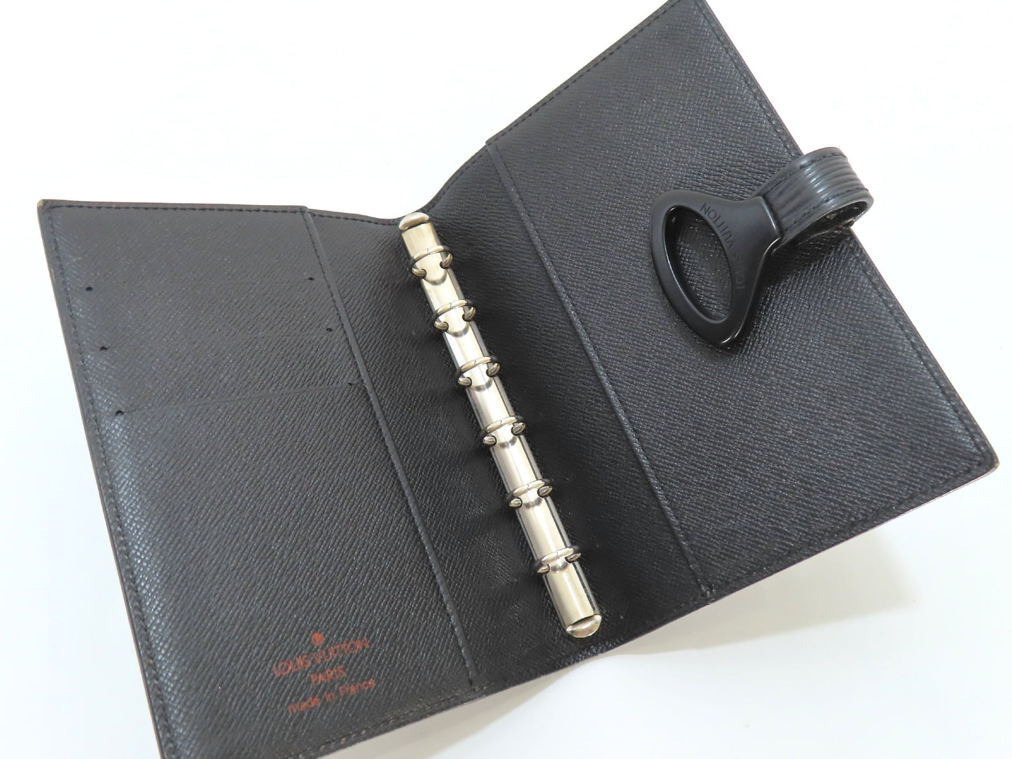 LOUIS VUITTON Epi Black Notebook Cover