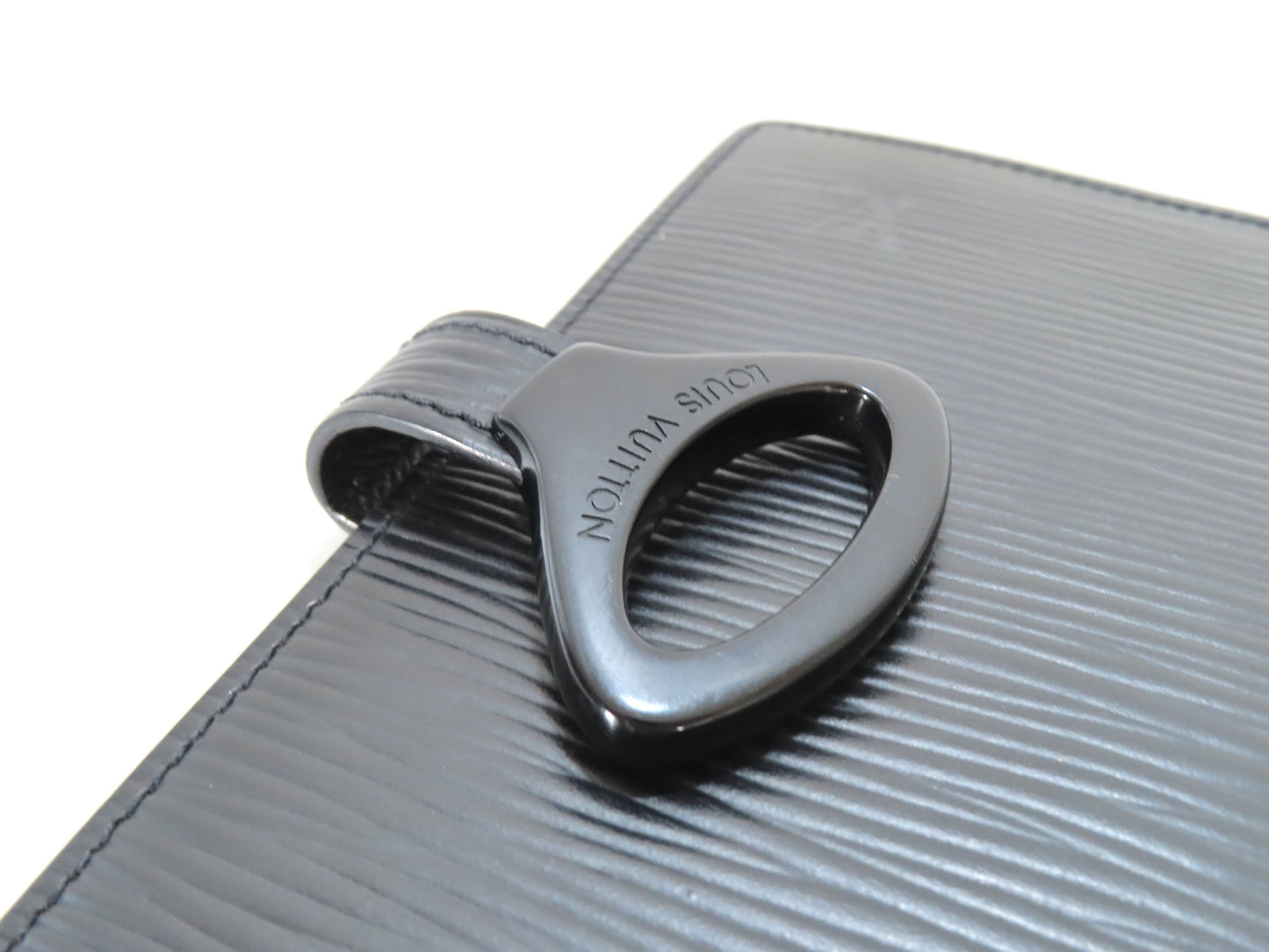 LOUIS VUITTON Epi Black Notebook Cover