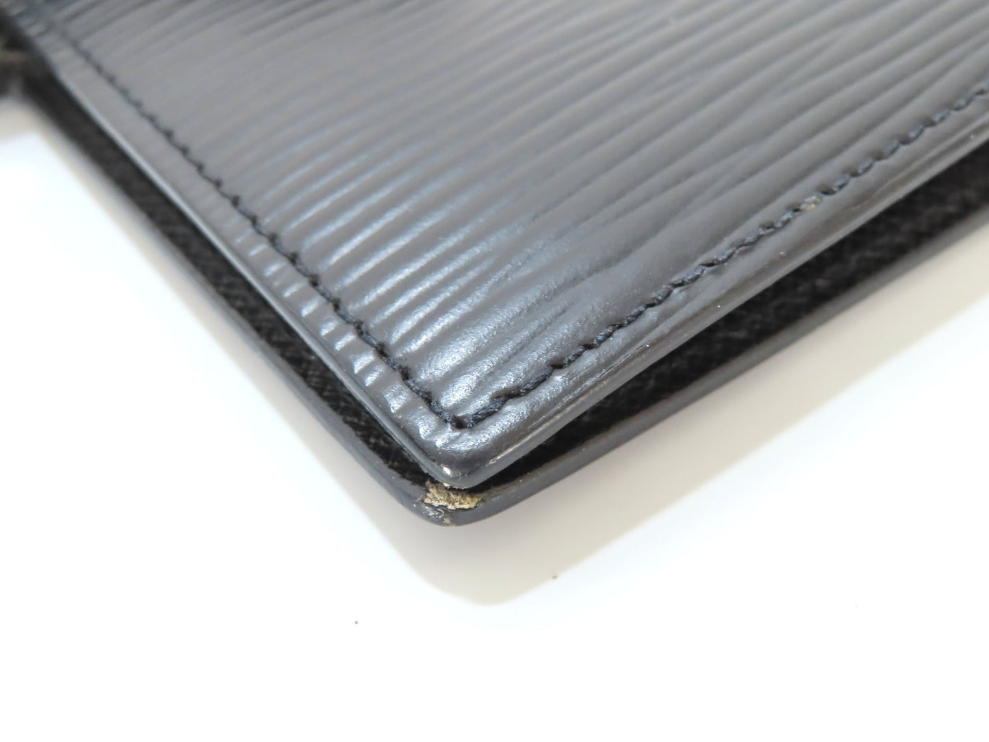 LOUIS VUITTON Epi Black Notebook Cover