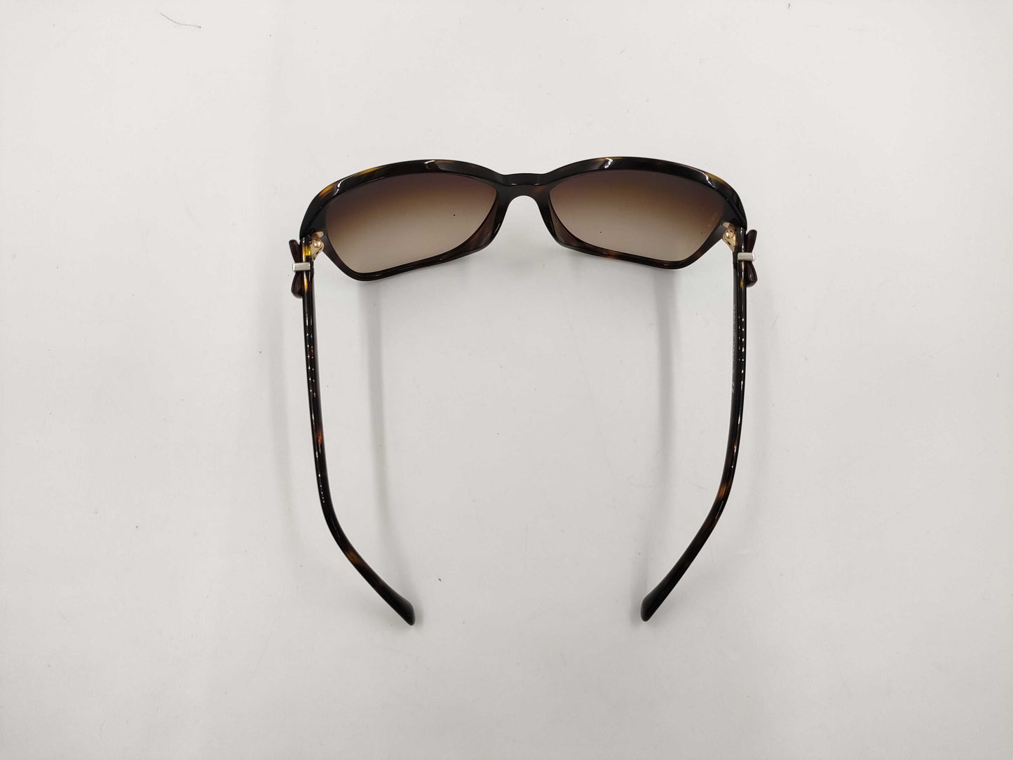 CHANEL Chanel Sunglasses Ribbon Brown Sunglasses Glasses