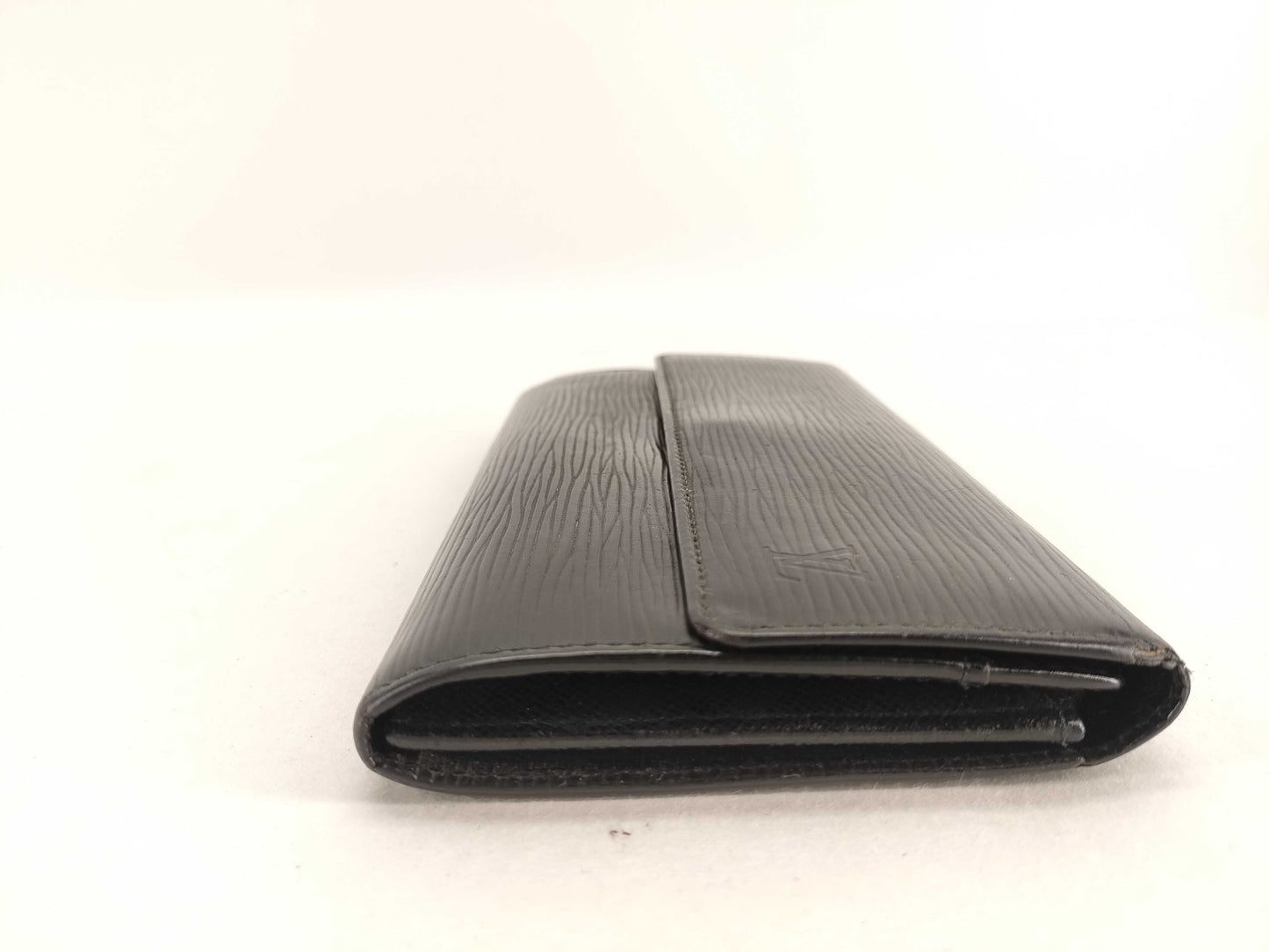 LOUIS VUITTON RFID Unverifiable SR1000 Epi Louis Vuitton Epi Long Wallet Black Wallet