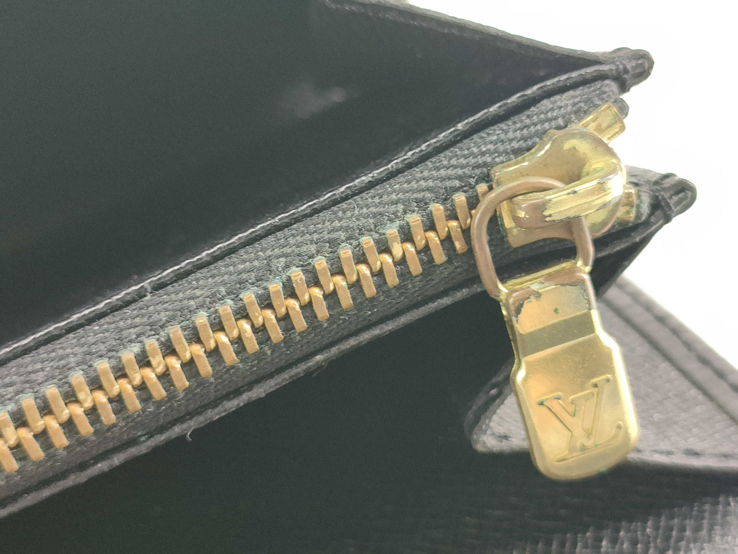 LOUIS VUITTON RFID Unverifiable SR1000 Epi Louis Vuitton Epi Long Wallet Black Wallet