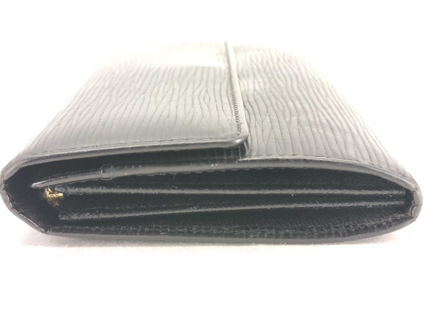 LOUIS VUITTON RFID Unverifiable SR1000 Epi Louis Vuitton Epi Long Wallet Black Wallet