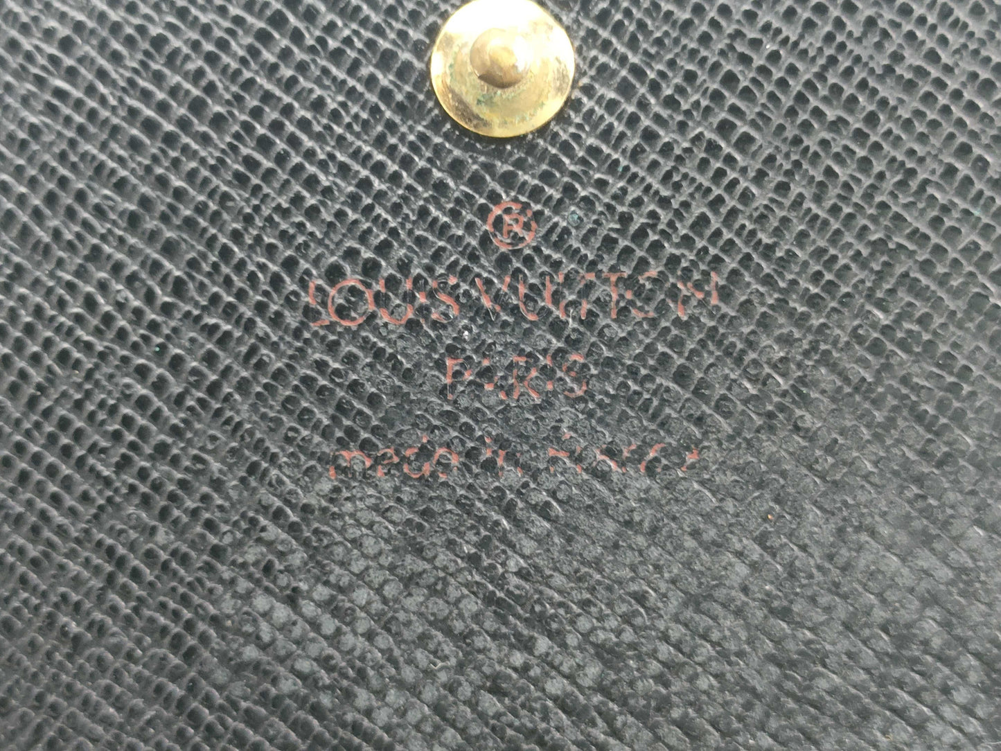 LOUIS VUITTON RFID Unverifiable SR1000 Epi Louis Vuitton Epi Long Wallet Black Wallet