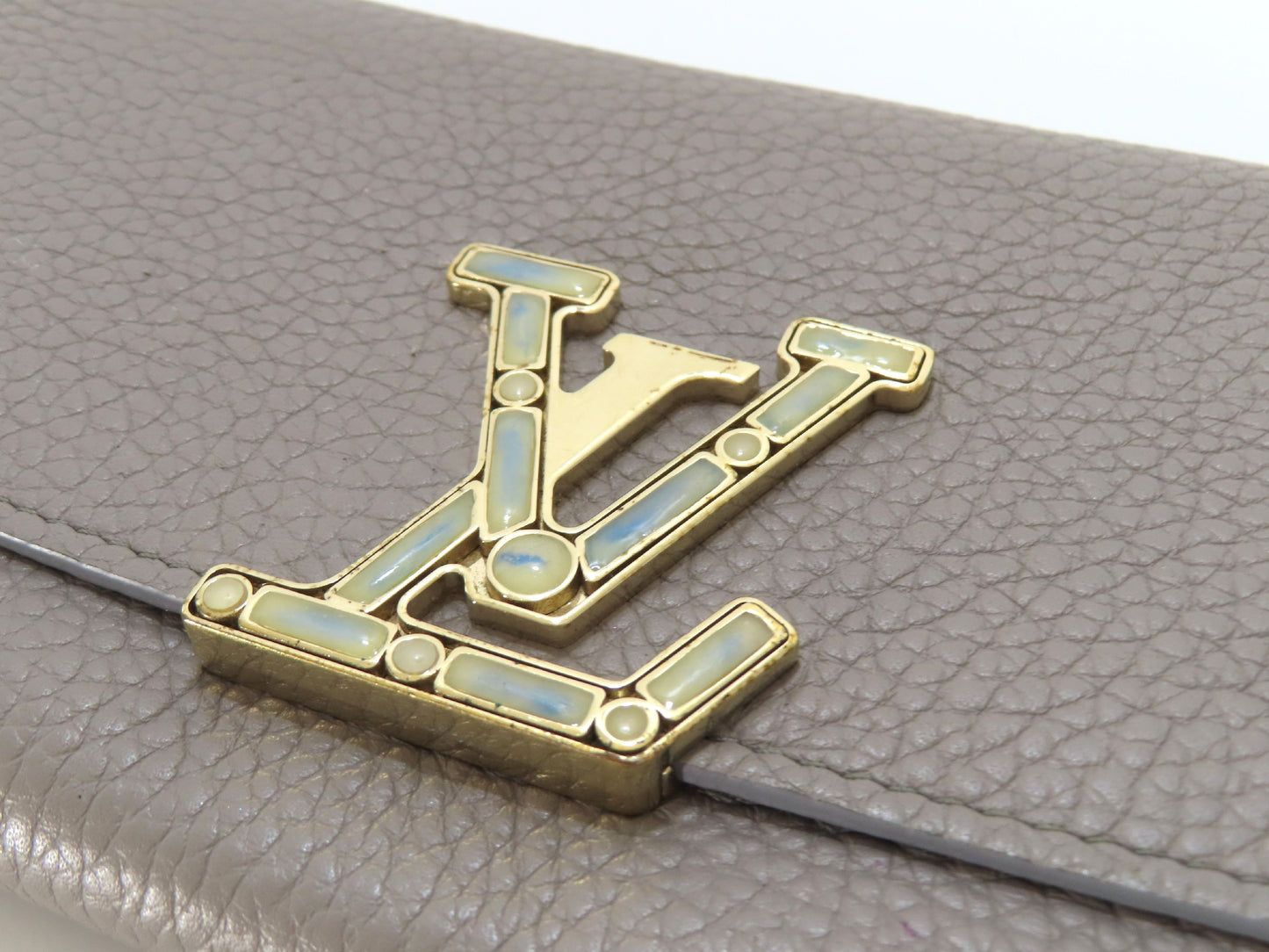 LOUIS VUITTON RFID Verified Louis Vuitton Portefeuille Capucines Wallet