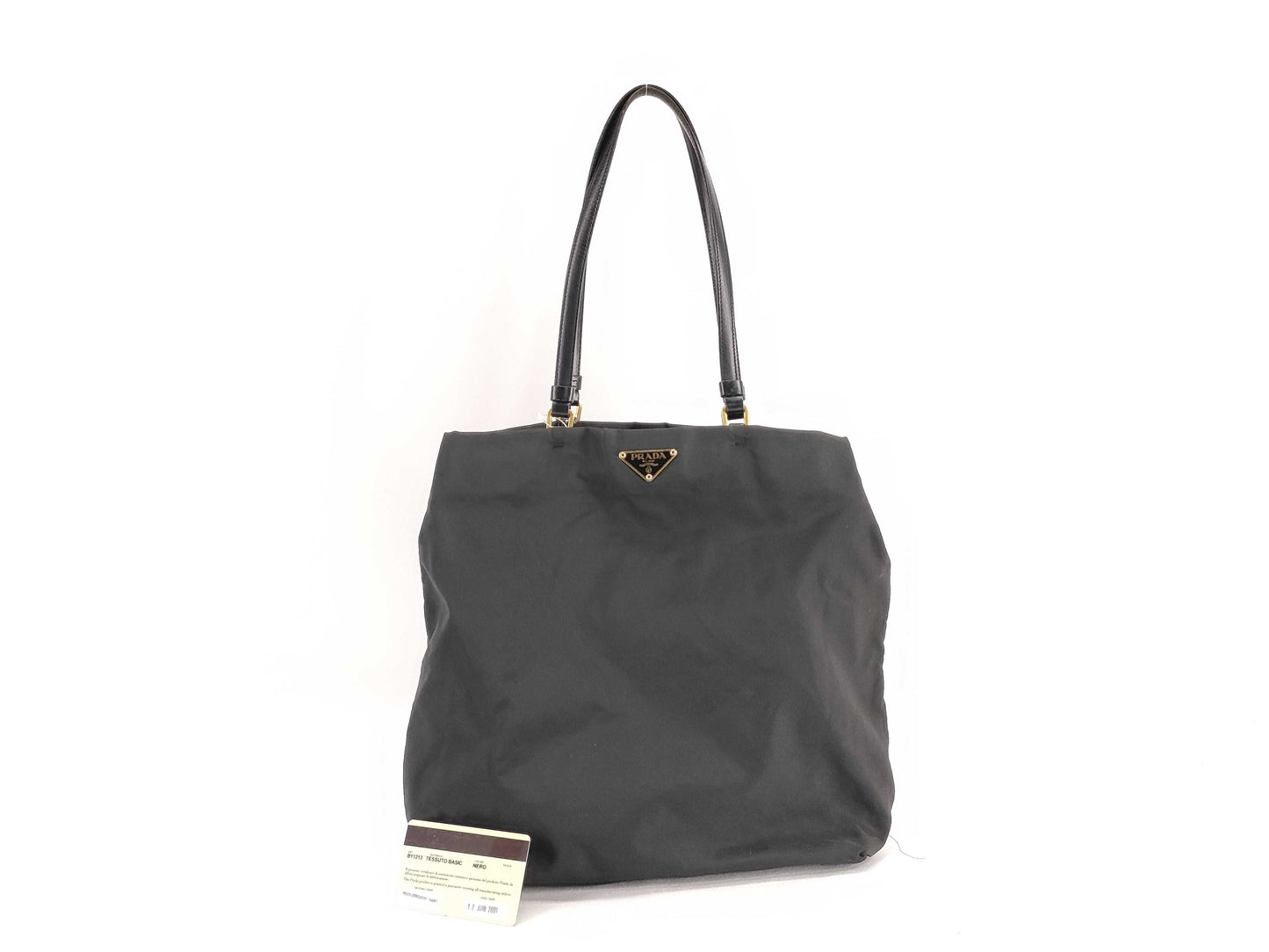 PRADA Nylon Prada Nylon Tote Black Tote Bag