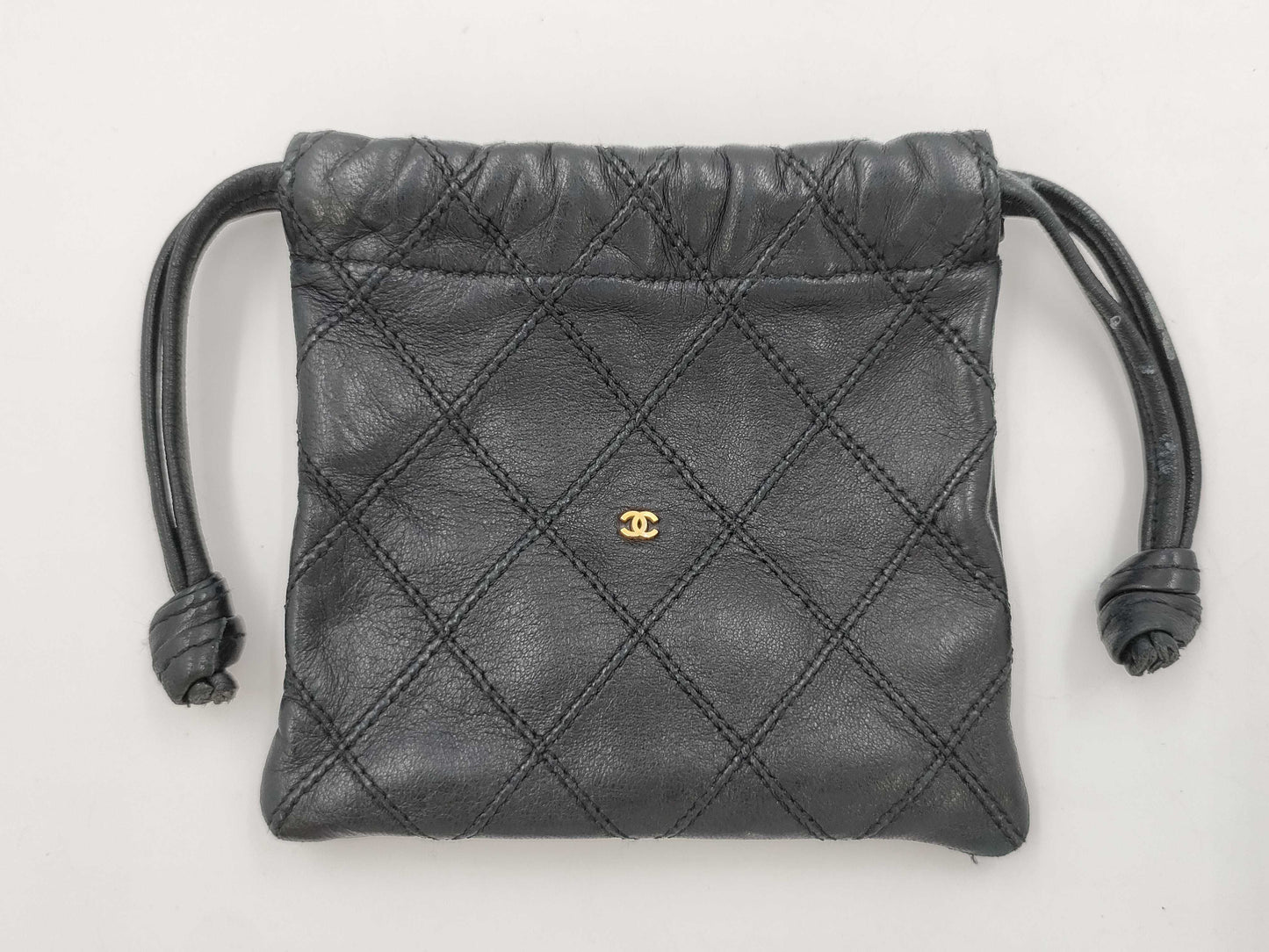 CHANEL Drawstring Bag Other Accessories