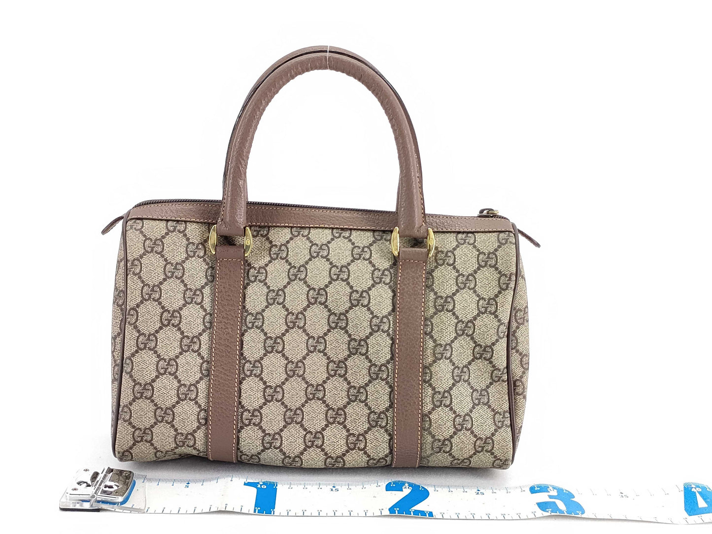 GUCCI GG Supreme Gucci GG Supreme Sherry Handbag Boston Bag