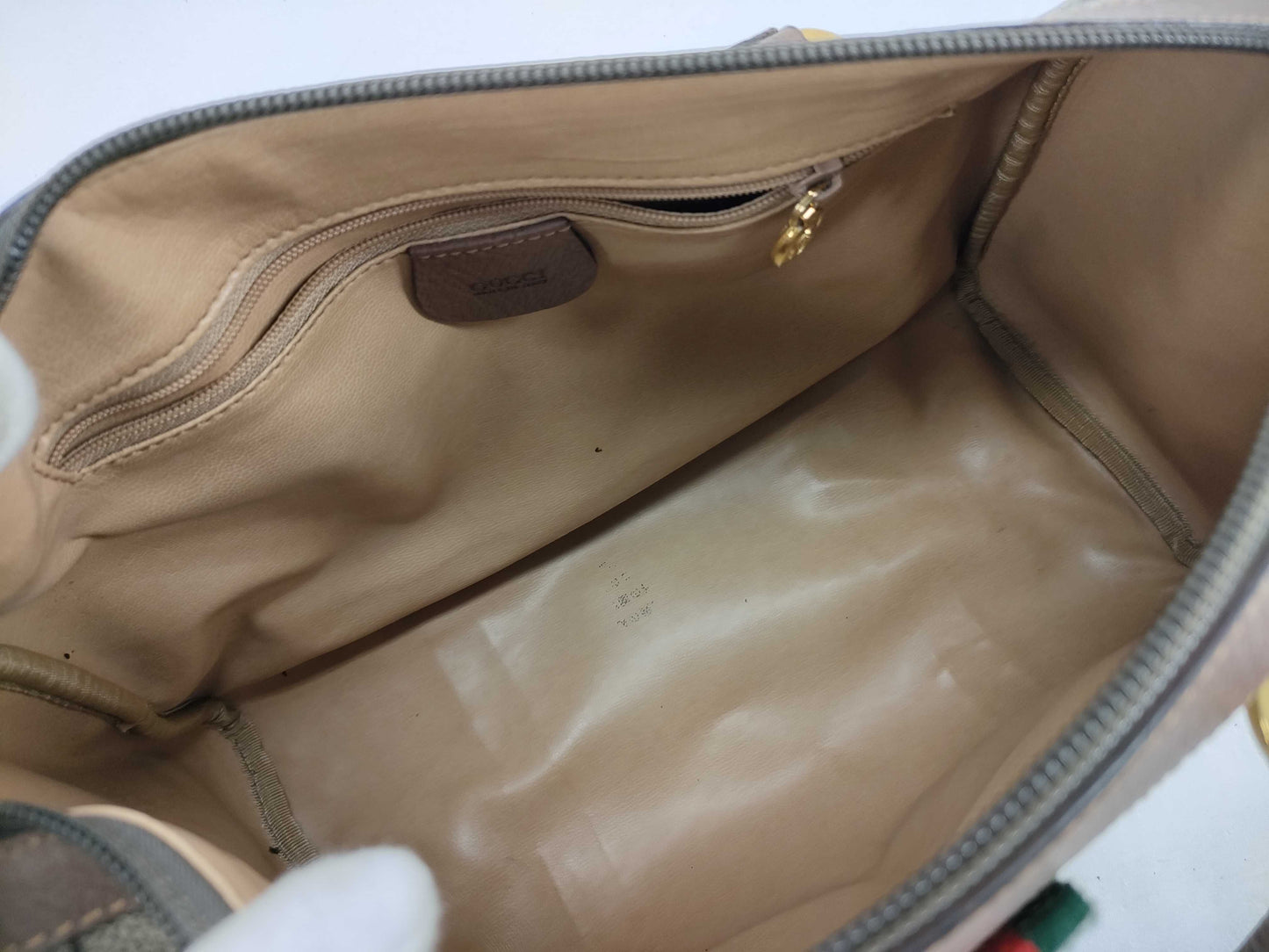 GUCCI GG Supreme Gucci GG Supreme Sherry Handbag Boston Bag