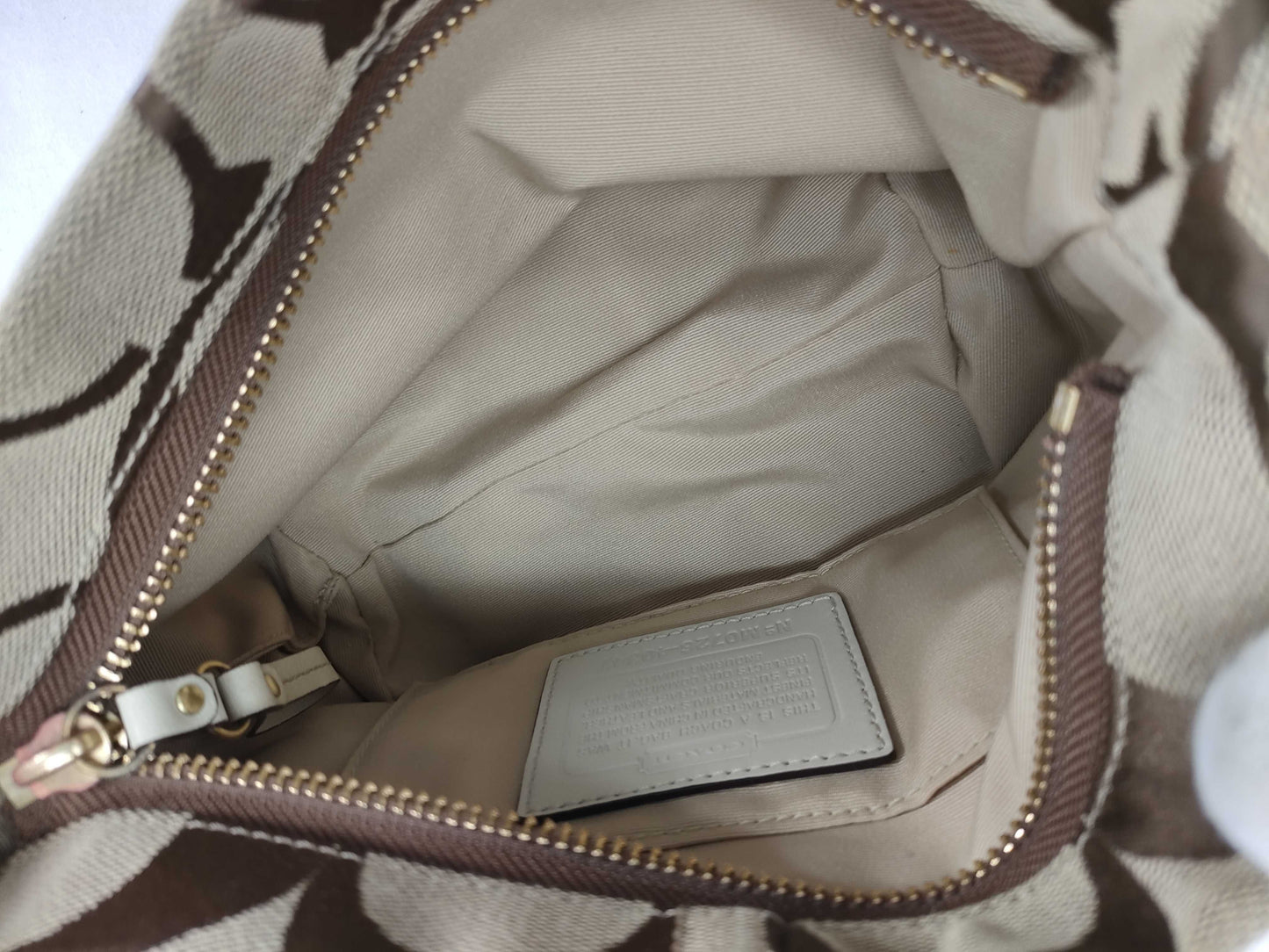 COACH Signature One-Shoulder Shoulder Bag