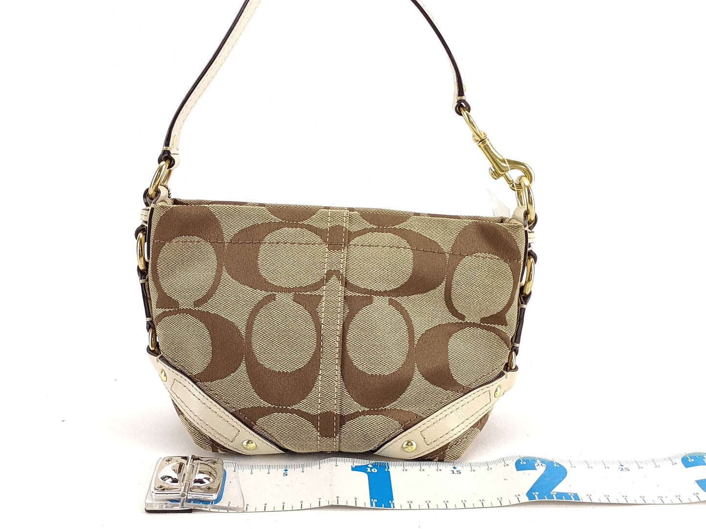 COACH Signature One-Shoulder Shoulder Bag
