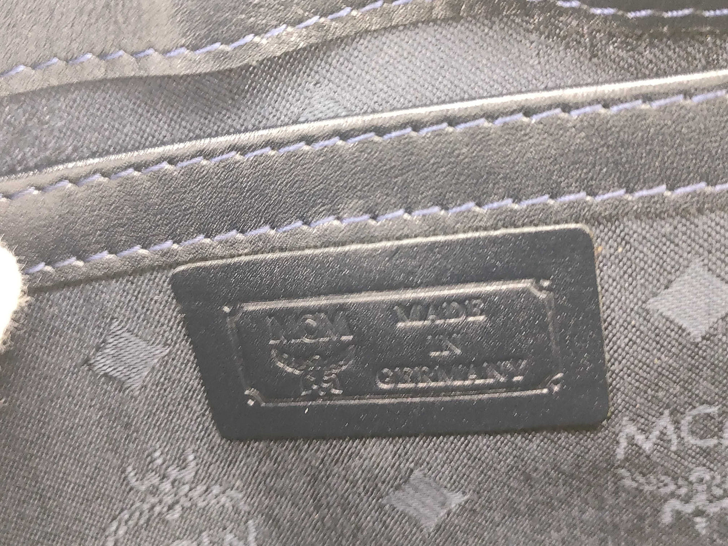MCM MCM Handbag White Boston Bag