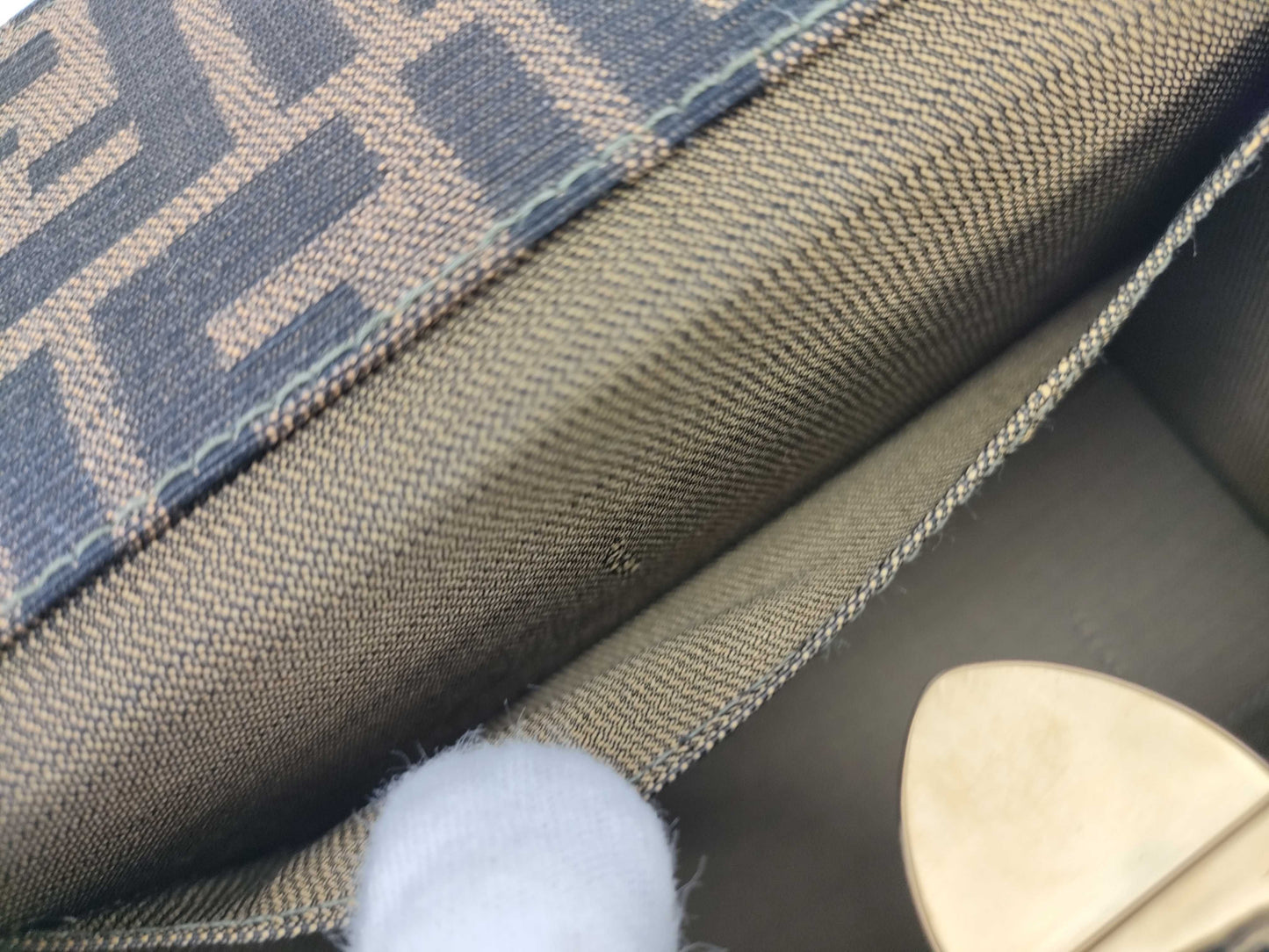 FENDI Zucca pattern Fendi Zucca vanity shoulder bag handbag