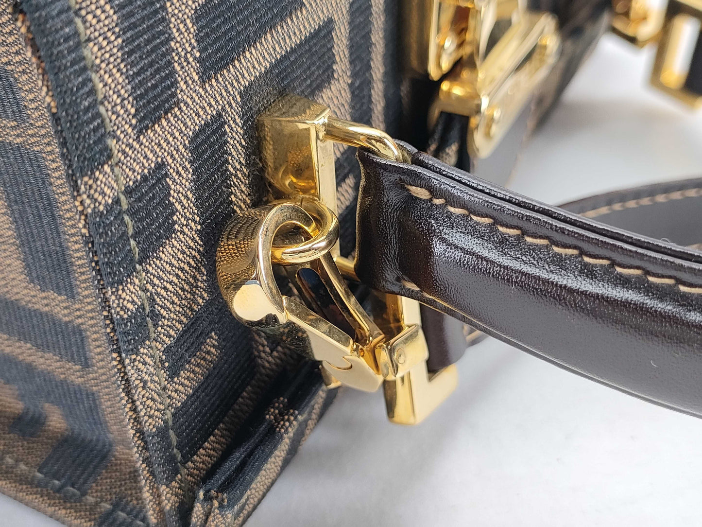 FENDI Zucca pattern Fendi Zucca vanity shoulder bag handbag